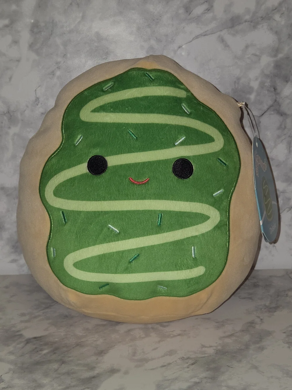 Orginal Squishmallows Daisuke - Green Frosted Cookie Plush Accent Pillow